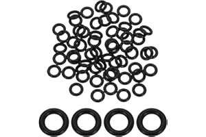 uxcell 200Pcs AS-008 O-Rings, Nitrile Rubber O-Rings 3/16" ID, 5/16" OD, 1/16" Width Round Sealing Gasket for Automotive Machine Plumbing Sealing Repair (70 Durometer, Black)