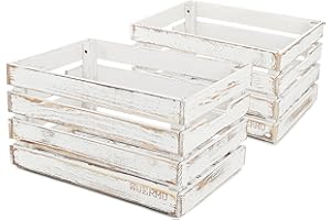 WUERMU Wooden Crates Are Suitable for Storage, Milk crates, Wine Crates, toy Crates, Display and Decoration, Camping, and Oth