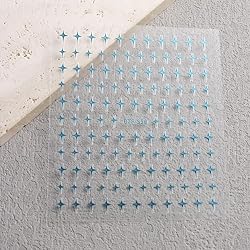 SIMAYKUWA Nail Stickers - Blue Green Star