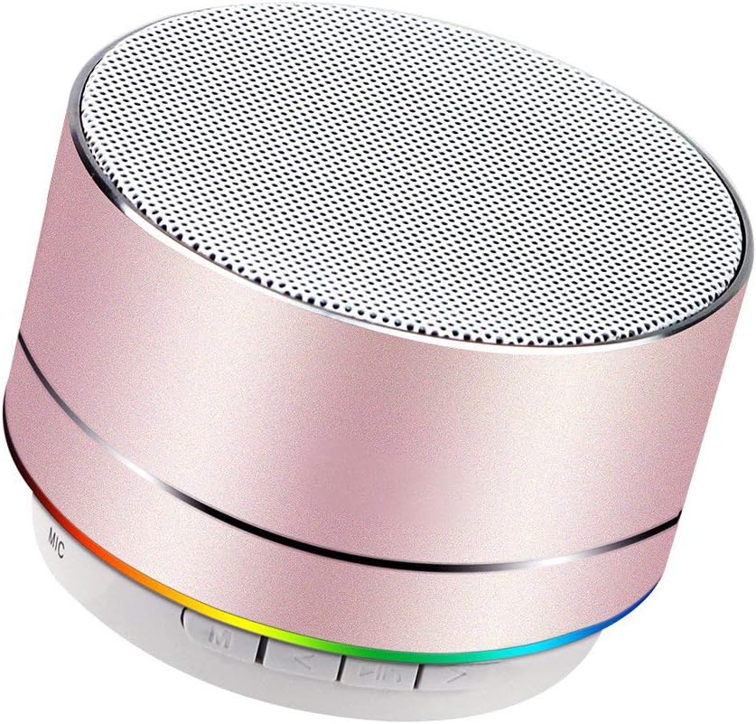Bluetooth Speakers Portable Wireless, Ruoi Mini Stereo MP3 Player with Built-in Mic, FM Radio and SD/TF Card Play Music for iPhone Ipad Smartphone PC and More