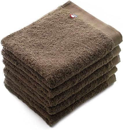 Amazon 今治タオル フェイスタオル リゾート ホテル タオル 5枚セット ブラウン まとめ買い 日本製 フェイスタオル ホーム キッチン オンライン通販