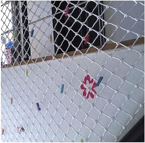 Amazon Co Jp ホワイトデコレーションネット子供屋内手すり階段のためのセーフティネットは 防護ネット 丈夫なメッシュ生地材質ロープネット フォトウォールネット遊び場の装飾ネット秋 Color 8cm Size 1 9m 3 29ft ホーム キッチン