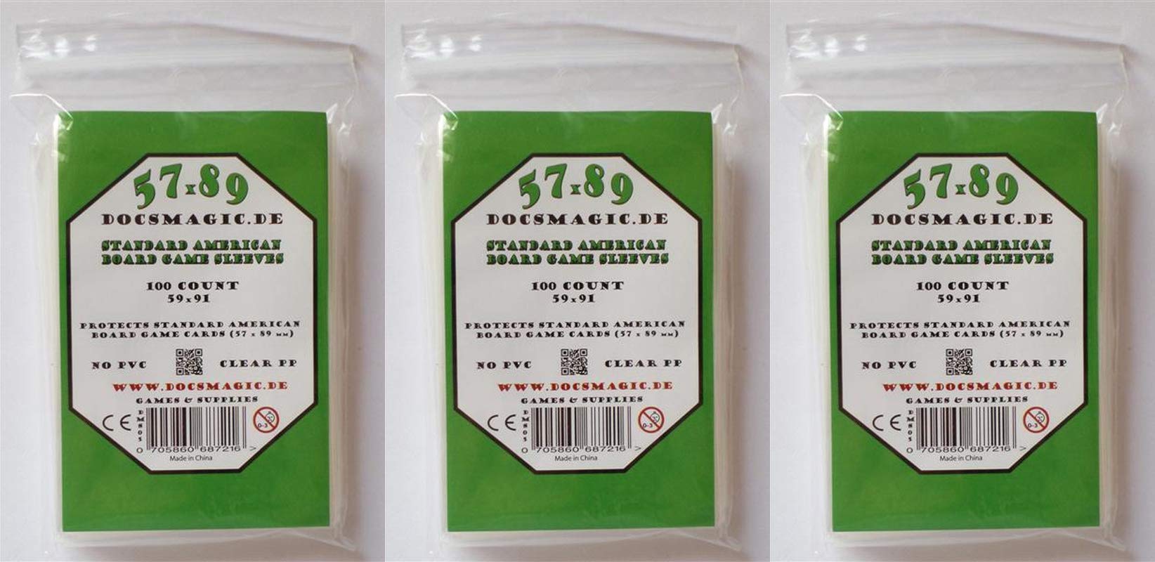 docsmagic.de Wingspan Card Sleeves Bundle 3 Packs 59 x 91-300