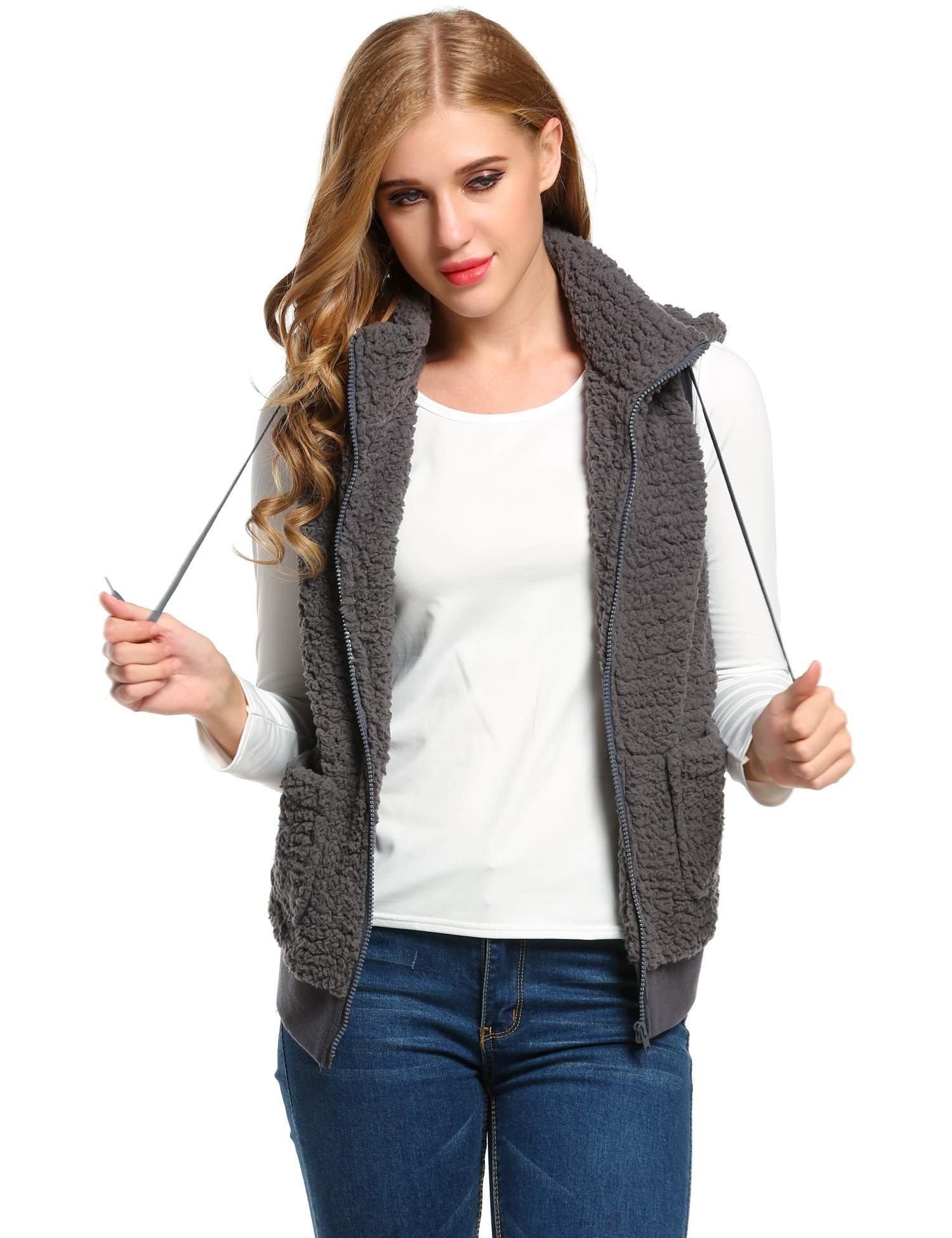 Zeagoo Women\'s Springs Padded Down Vest Bodywarmer Showomen