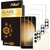 Ailun Screen Protector + Camera Lens Protector for Galaxy S23+ / S23 Plus | 3+3 Pack, 6.6 Inch, Tempered Glass, Fingerprint Unlock, 0.25mm, Ultra Clear, Anti-Scratch, Case Friendly
