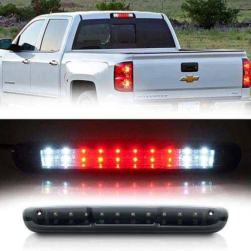 Silverado LED Brake Light LED 3rd Brake Light For 2007-2013 Chevy Silverado 1500 & GMC Sierra - High Mount Cargo Lamp Brake And Reverse Light - View #14