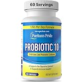 Puritan's Pride Probiotic 10, 60 Count | To Help Support Immune System Health