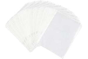 200 Pack Sheet Protectors Clear Page Protectors for 3 Ring Binder 8.5 X 11 Inch Sheet Sleeves for Photos Document Papers CB01