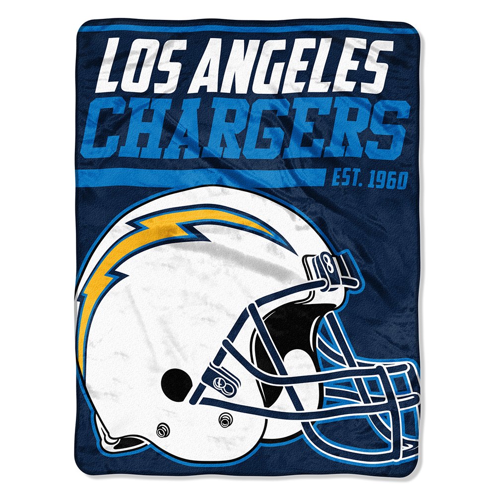 The Northwest Company NFL Los Angeles Chargers Micro Raschel Throw, One Size, Multicolor