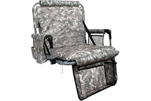 AOOXIMI Stadium Seats for Bleachers with Back Support, Bleacher Seats with Backs and Cushion Wide, Stadium Chairs with Cup Holders, Mesh Bags and Hide Hooks, for Basketball and Football Bench Seats