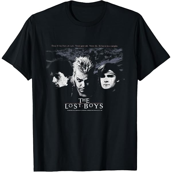 T-shirt Fan The Lost Boys - Coton - Blanc - Manches Courtes - Taille Standard - Personnalisable - Neuf Avec étiquette