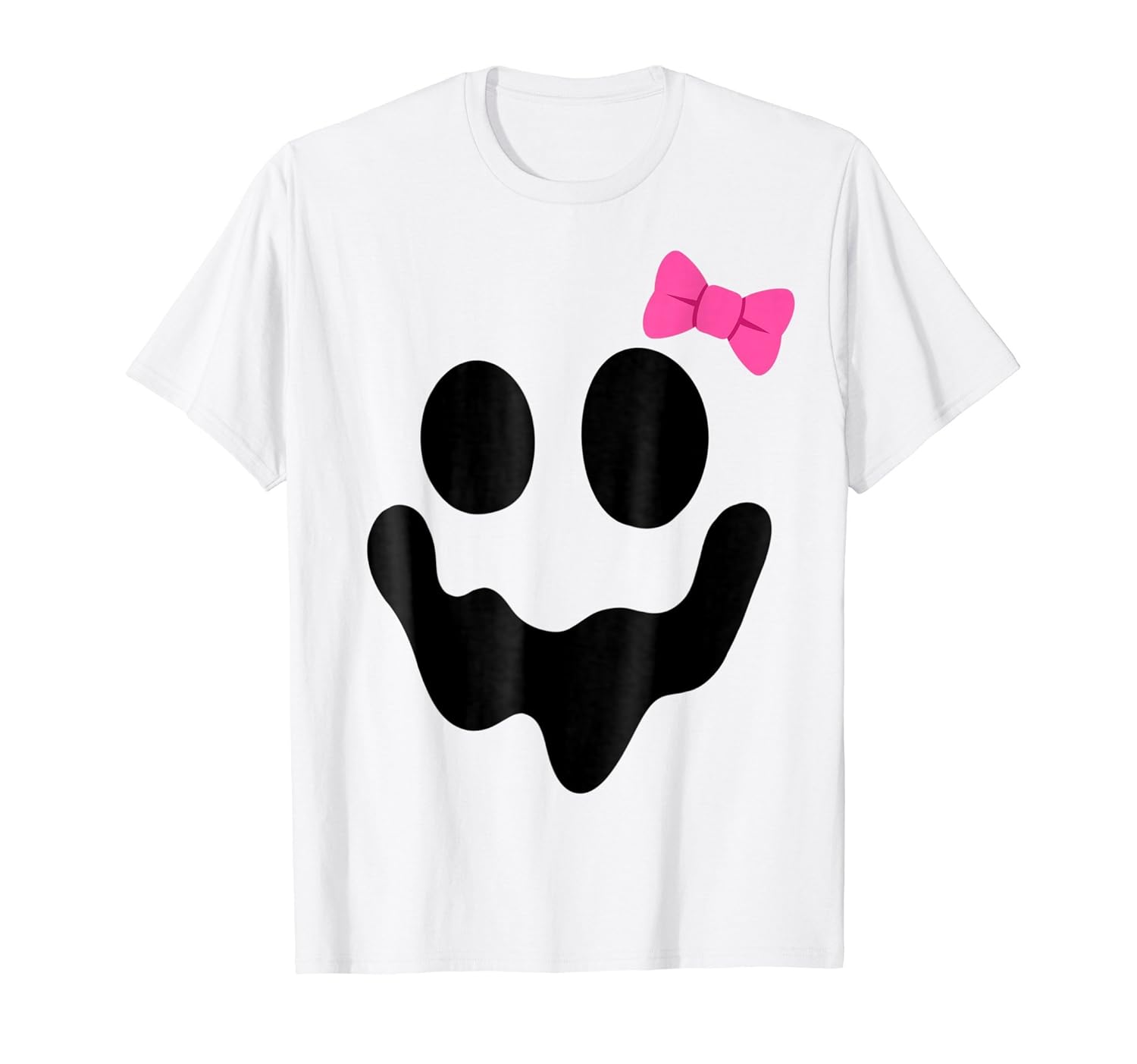 Spooky Face Ghost Girl T-Shirt - Easy Halloween Costume-ANZ