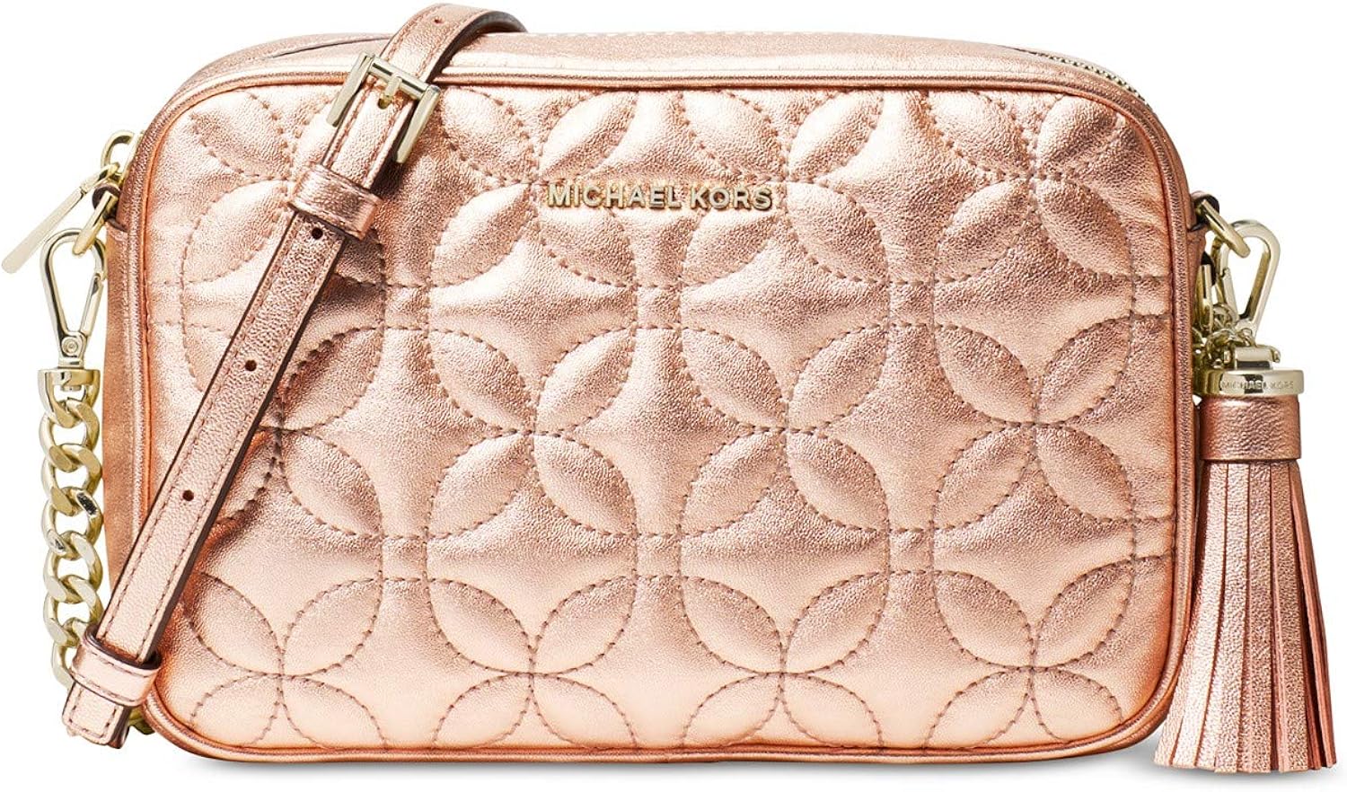 michael kors quilted camera bag