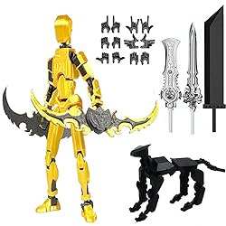 T13 Action Figure 3D Printed Multi-Jointed Movable