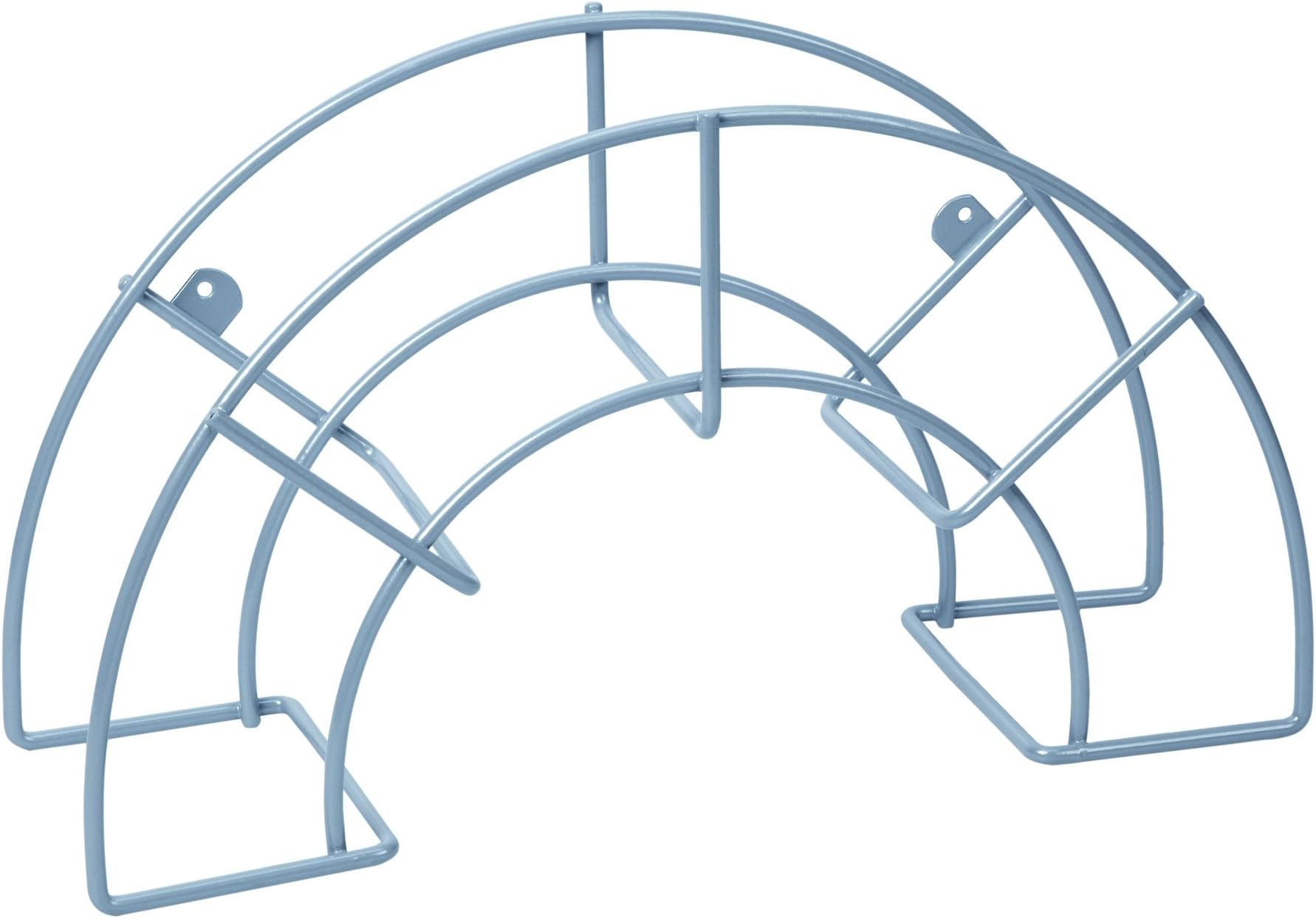 Sauvic03310 Large Plastic Coated Wall Hose Stand - Grey