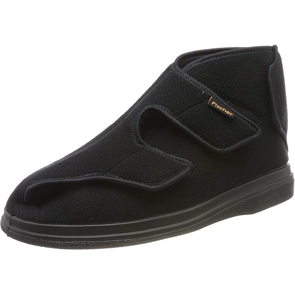 Amazon.com | Fischer Unisex Ortho Flat Slippers, Black Black