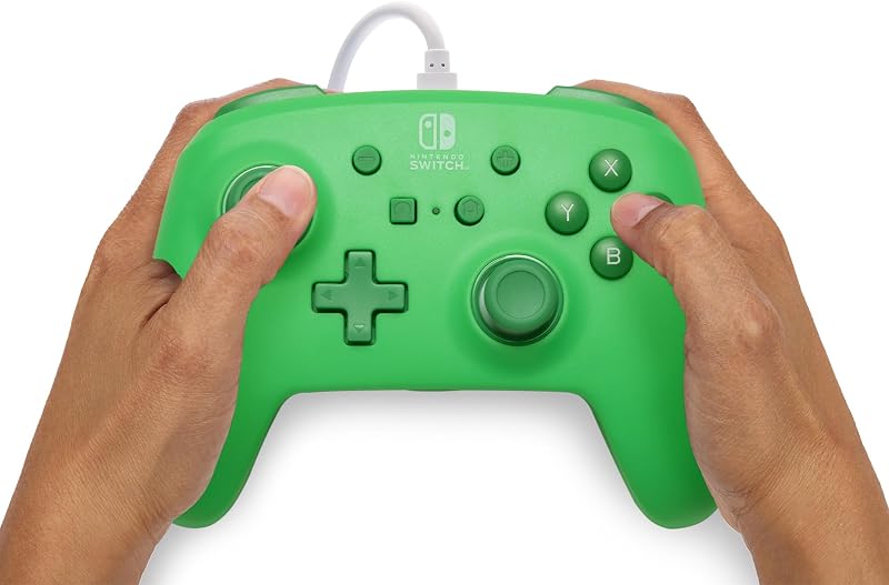 Controller cablato avanzato per Nintendo Switch - Verde marino, gamepad, controller di gioco, controller cablato, licenza ufficiale