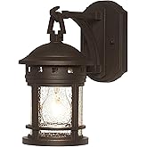 DESIGNERS FOUNTAIN Sedona Outdoor Light Fixture, 10.75 Inch Exterior Wall Lantern Sconce for Front Door, Patio and Porch, Oil