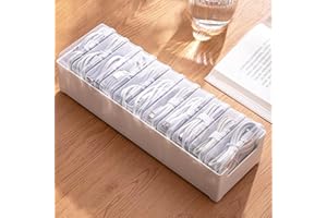 Cable Organizer Box with Multiple Boxes, Desk Cable Storage for Charging Cable, Home, Office, Travel, Accessories, White, Pac