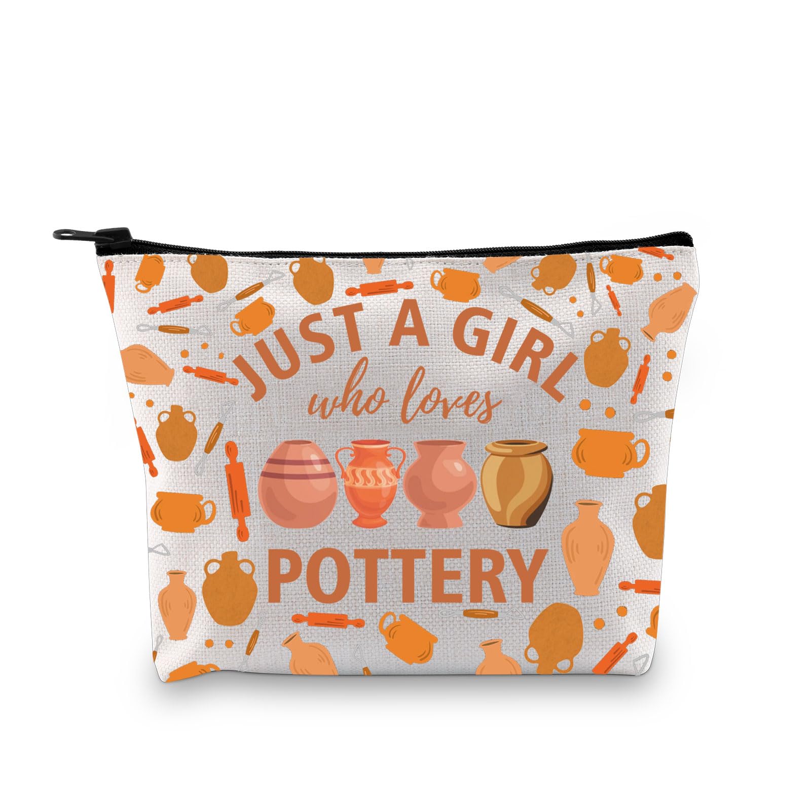 Funny Pottery Makeup Bag Pottery Gift Ideas Ceramic Artist Gifts Pottery Lover Gifts Pottery Survival Kit Zipper Pouch (Pottery 2 2UK)