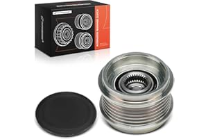 A-Premium Alternator Freewheel Clutch Pulley Compatible with Audi A4 2009-2014/2016, Q5 2011-2012, A5 2010-2015, A6 2012/2014, A4 A5 A6 Quattro, 2.0L, 6 Grooves Clockwise