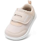 Toddler Wide Toe Box Barefoot Shoes Boys Girls Zero Drop,Baby First Walking Shoes Glitter Little Kids Sneakers Non-Slip Preschool Running Tennis Canvas Casual Preschool Outdoor Activities