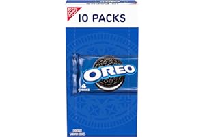OREO Chocolate Sandwich Cookies, 10 Snack Packs (4 Cookies Per Pack)