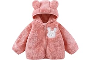 Mokitoni Baby Boy Winter Fleece Coat Toddler Girl Jacket Infant With Hood Panda Outerwear