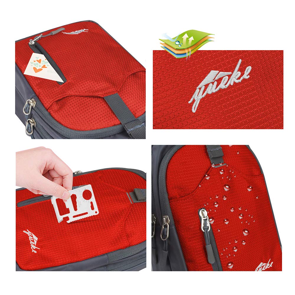 Y&R Direct Sling Bag Sling Backpack,Shoulder Chest Crossbody Bag Purse Nylon Lightweight Multicolor Small Daypack Outdoor Hiking Camping Travel Women Men Boy Girls Kids Gifts (Red)