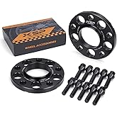 KSP 5X120mm Wheel Spacers, 2PCS 15mm Hubcentric Forged Spacer for E36 E46 E90 E92 E60 318i 323i 325i 328i 330i 335i 525i 545i Thread Pitch M12x1.5 Hub Bore 72.56mm