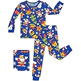 babee Reshinee Bamboo Viscose Toddler Pajamas Boys Girls Baby 12M-8Y Pjs Sets Kids 2pcs Snug fit Long-Sleeve Sleepwear