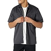 Amazon Essentials Button Up Shirt for Men, Short-Sleeve, Stain and Wrinkle-Resistant