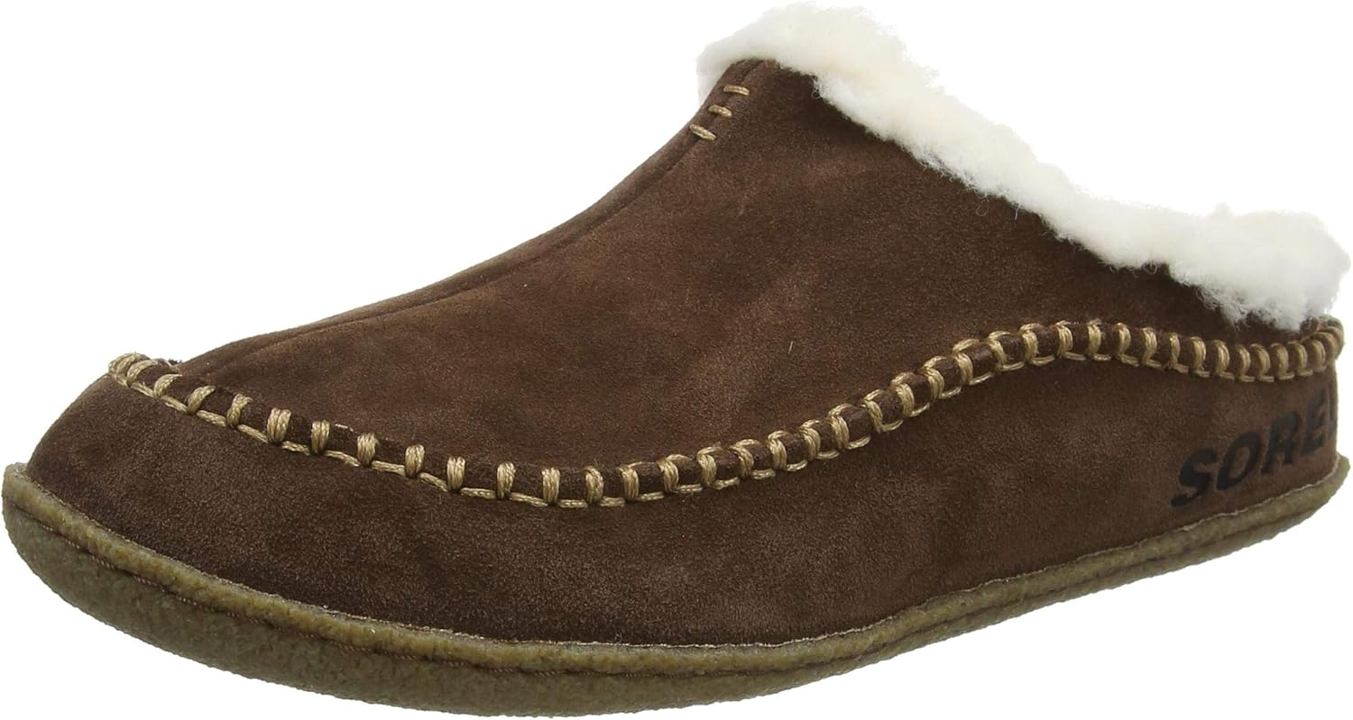  | SOREL - Men's Falcon Ridge II House Slippers with Suede Upper and Wool/Polyester Lining | Slippers
