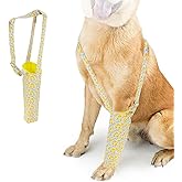 Dog Surgery Recovery Sleeve Single Front Leg Sleeve Dog Callus Protector No Lick Sleeve for Hot Spots Wounds Bandages for Dogs Cone Alternative Prevent Licking Joint Care Elbow Brace Protector