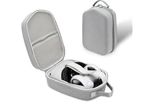 Travel Case for All-in-one Headsets and Controllers Light Gray