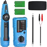 Mastfuyi Network Cable Tester, POE RJ11 RJ45 Cable Tracer | Digital Signal Line Finder LAN Network Cat5 Cat6 Cable Maintenance Collation Telephone Line Test