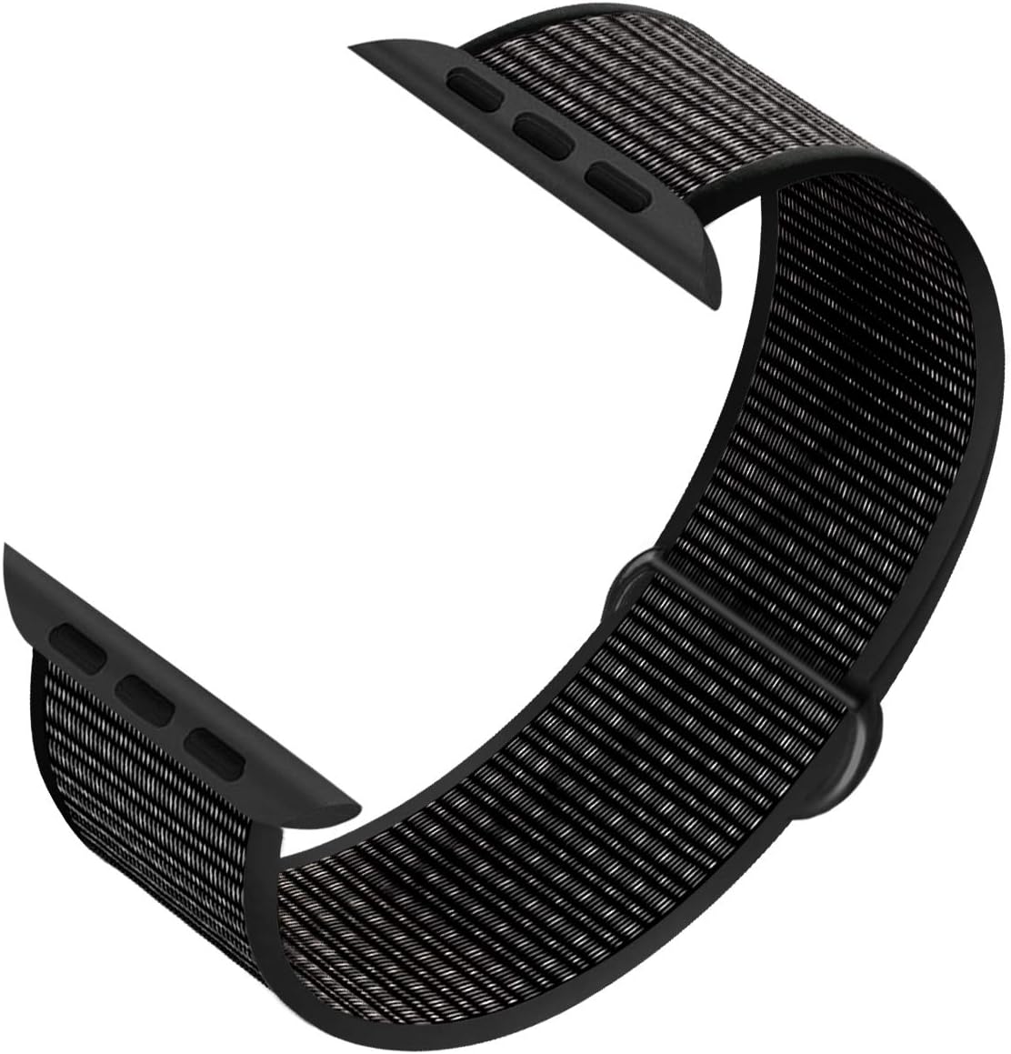 INTENY Sport Band Compatible for Apple Watch Band 42mm 44mm, Soft Lightweight Breathable Sport Band, Strap Replacement for iWatch Series 5, 4, 3, 2, 1 (Black Nike, 42mm 44mm)