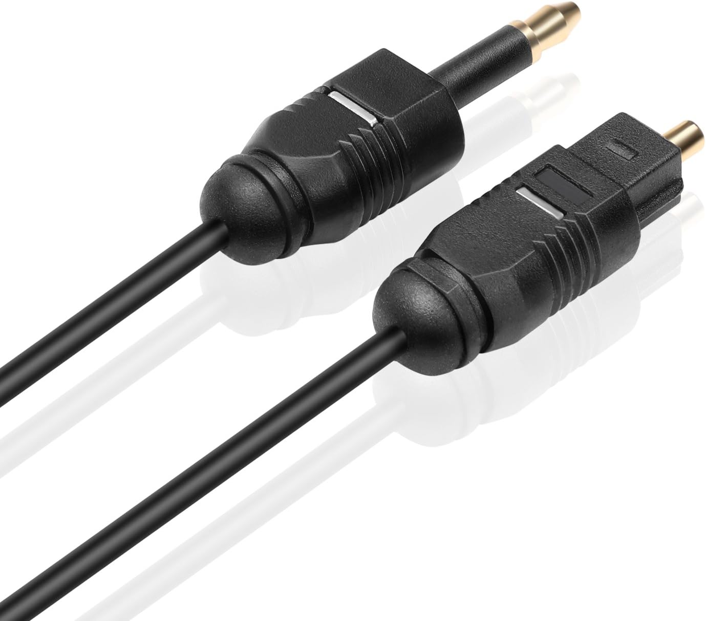 TNP Premium Mini Toslink to Toslink Digital Optical Audio Cable (3 Feet) - Image 4