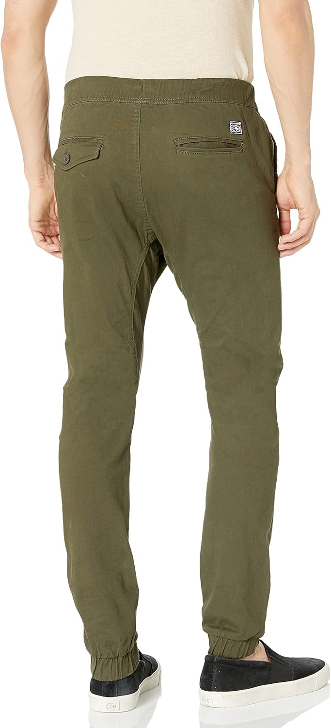 Southpole Men's Basic Stretch Twill Jogger Pants-Reg and Big & Tall Sizes: Clothing