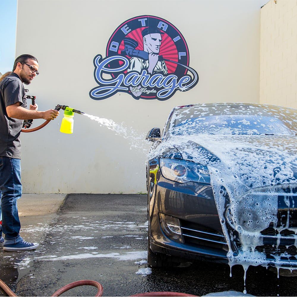 Chemical Guys CWS_301_64 Citrus Wash & Gloss Foaming Car Wash Soap (Works with Foam Cannons, Foam Guns or Bucket Washes), 64 oz., Lemon/Citrus Scent: Automotive