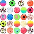 JYXT 24pcs Bouncy Balls for Kids Treasure Box Toys for Classroom Party Favors for Toddlers Kids 3-5 4-8 8-12 Birthday Christmas Goodie Bag Stuffers Gifts