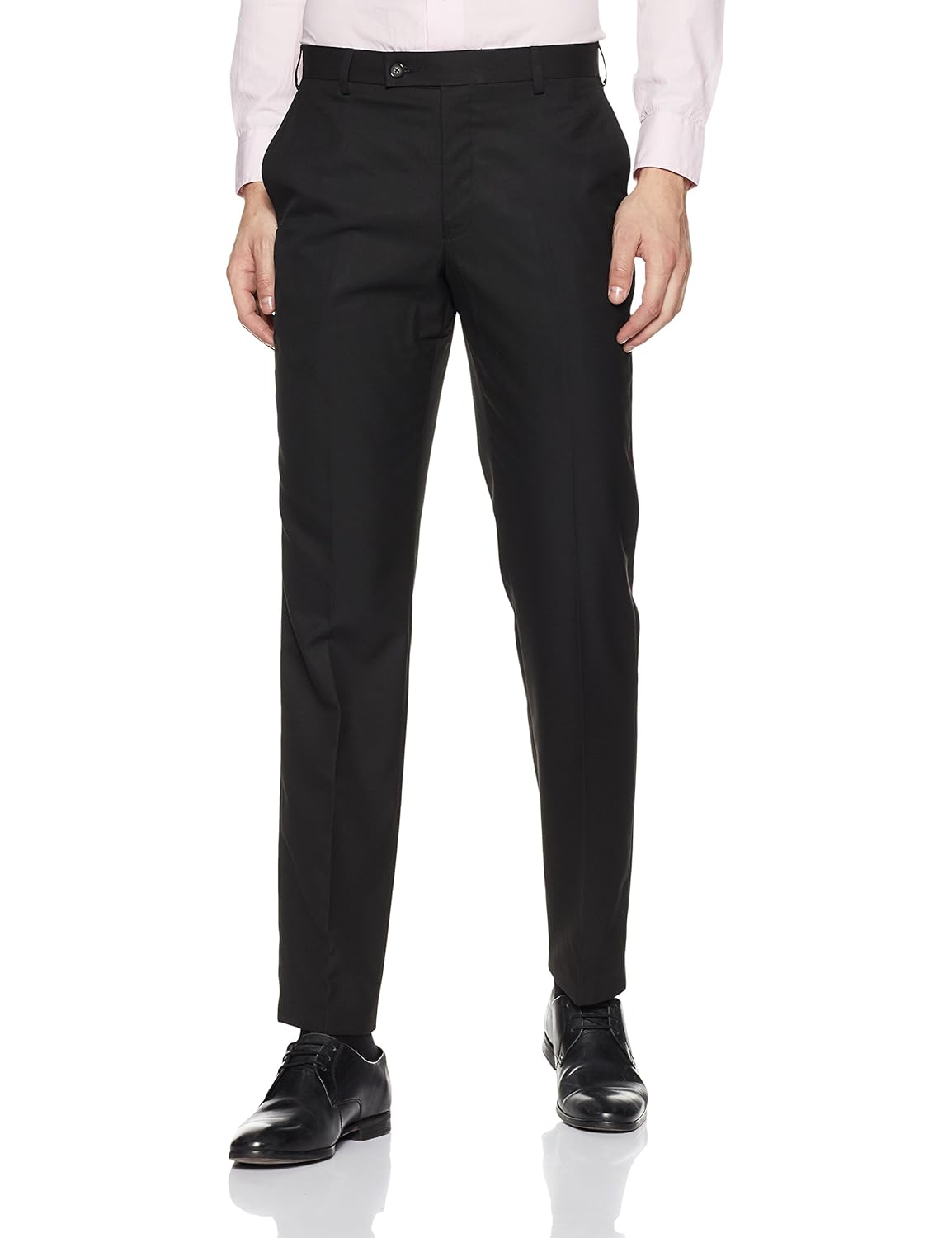 park avenue men's relaxed fit formal trousers