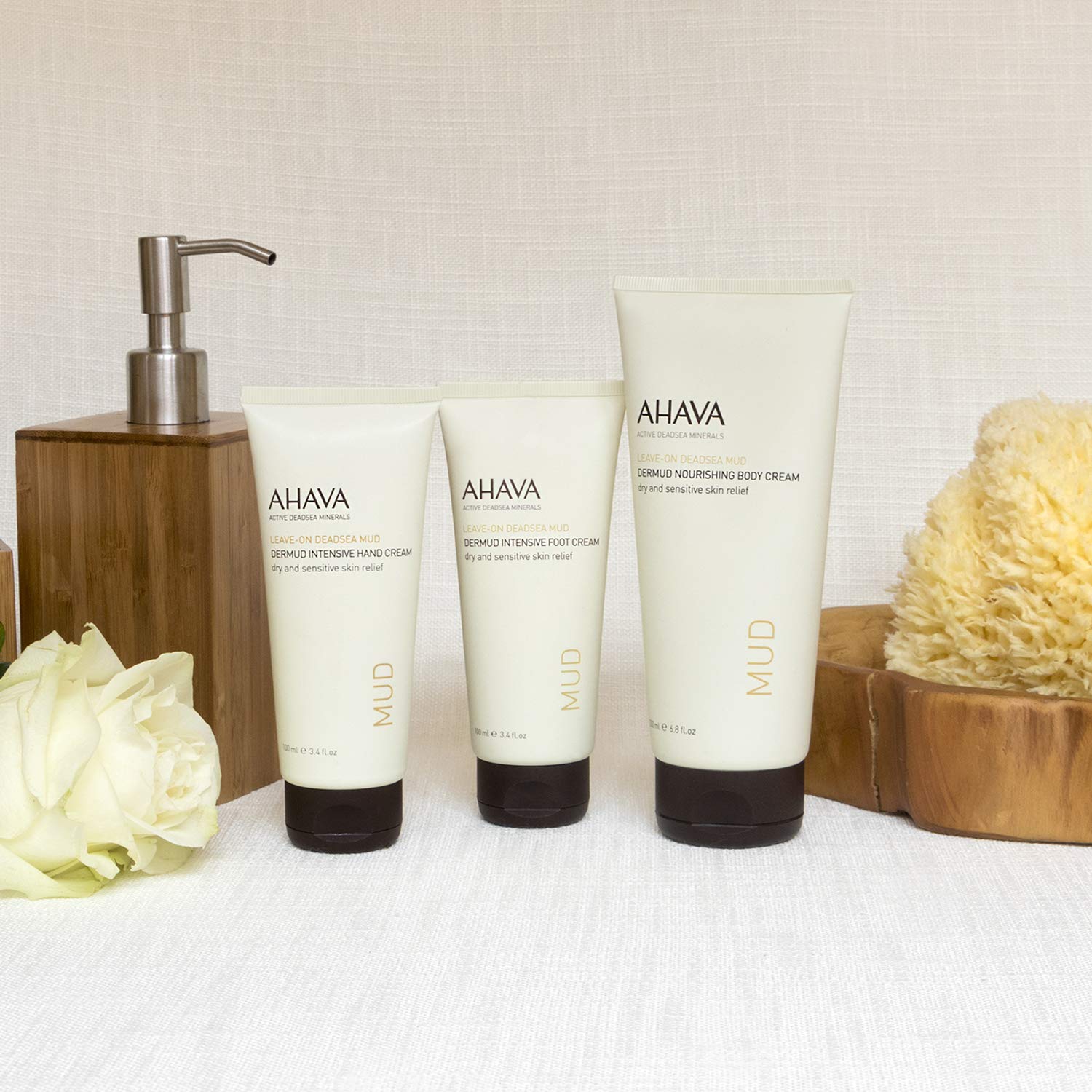 AHAVA Dermud Intensive Hand Cream, 3.4 Fl Oz: AHAVA: Premium Beauty