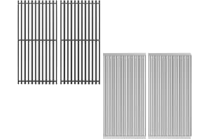 WEBROIL Emitter Plate and Grill Grate Replacement Parts for Charbroil Commercial TRU-Infrared 463644220 463642316 466642416 463632320 G362-2100-W1 G369-0030-W1 Grill Accessories,Cast Iron