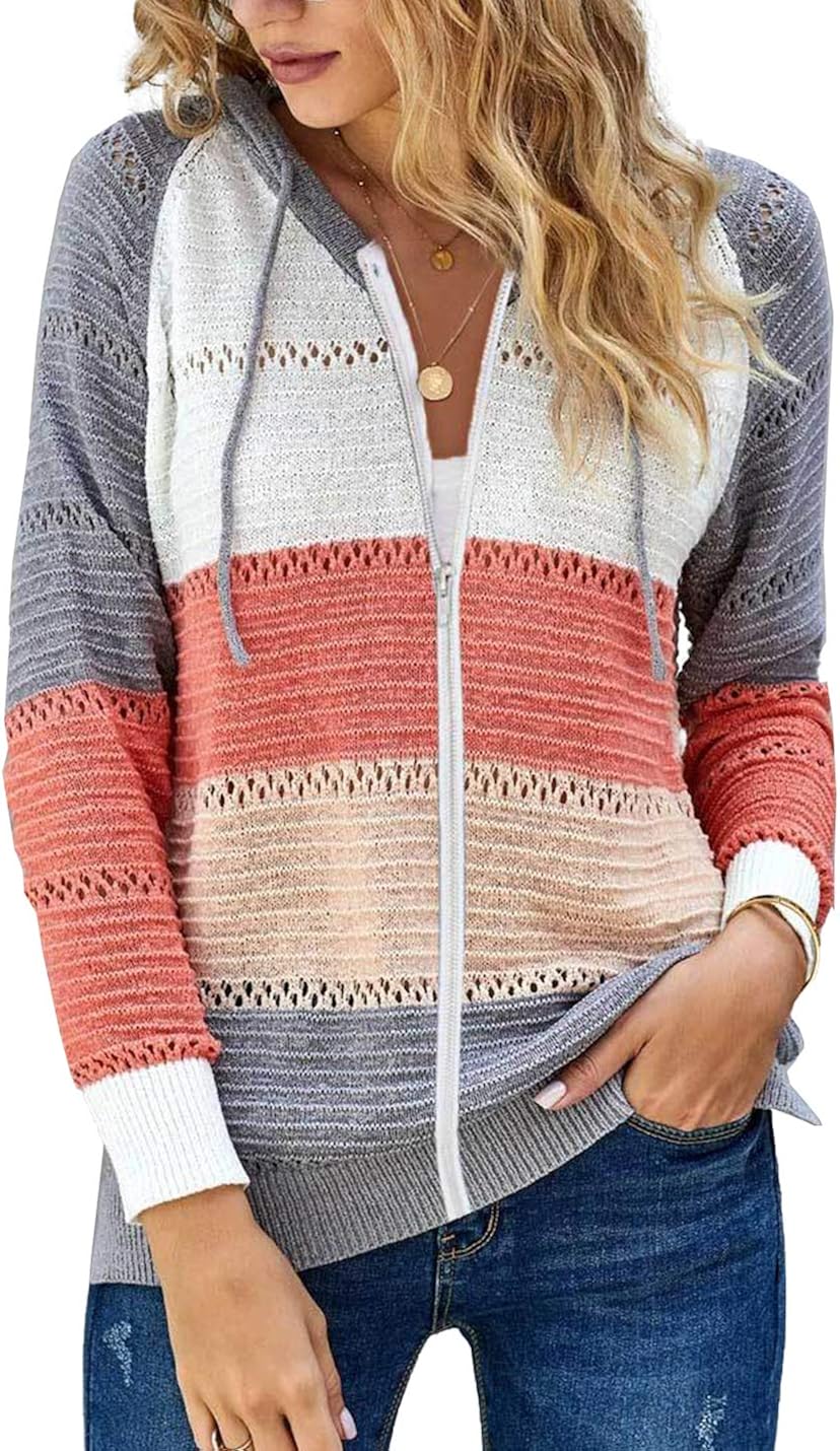 long sweater hoodie women's