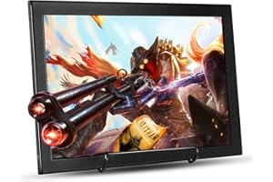 Eyoyo 2K Small Monitor 12 Inch QHD 2160x1440, Thin IPS HDMI Screen CCTV Security Monitors VGA Portable Monitor for Laptop PC Computer PS4 PS5 Switch 4B/3B+/3B Windows 7/8/10