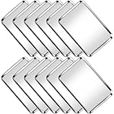12 Pcs Baking Sheet Set, HKJ Chef Nonstick Stainless Steel Cookie Sheet Baking Pan and Baking Tray for Oven, Size 16 x 12 x 1 Inch, Non Toxic & Easy Clean & Heavy Duty