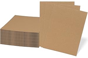 RLAVBL 50 Pack 9x12 Corrugated Cardboard Sheets, Flat Cardboard Inserts for Shipping, Mailing, Packing, DIY Crafts