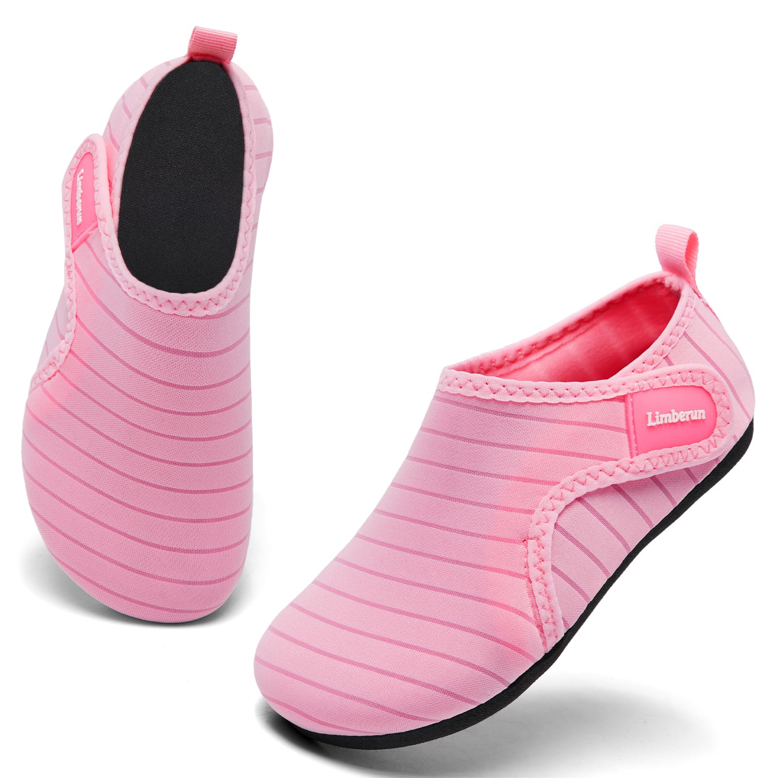 Photo 1 of Limberun Kids Toddler Water Shoes for Girls Boys Kids Toddler Swimming Beach Aqua Pool Shoes Quick Dry Non-Slip, Comfortable Superbounce Pink 9-10.5