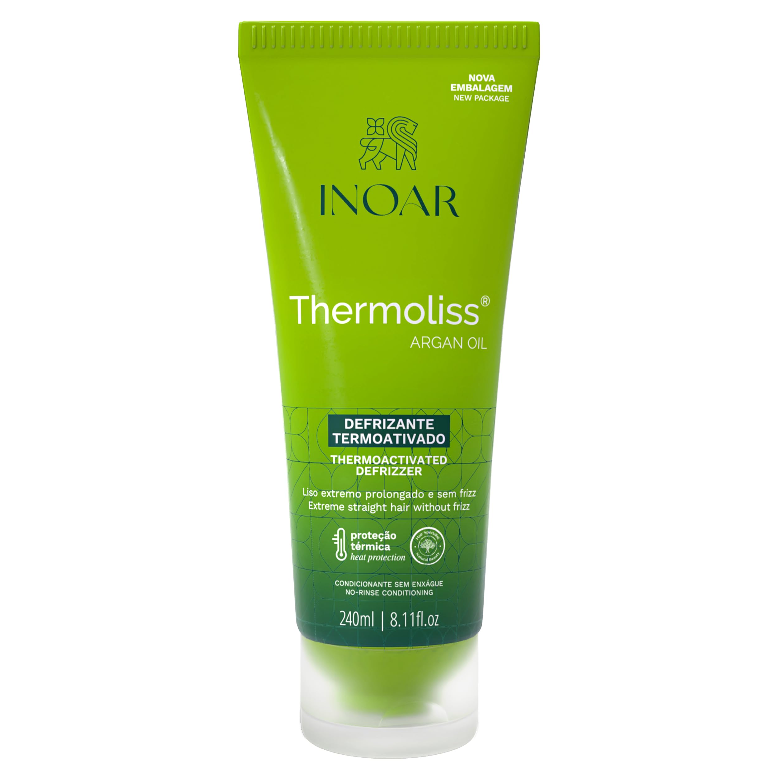 Inoar Thermoliss Keratin Straightening Conditioner for All Hair Types – 240 Grams